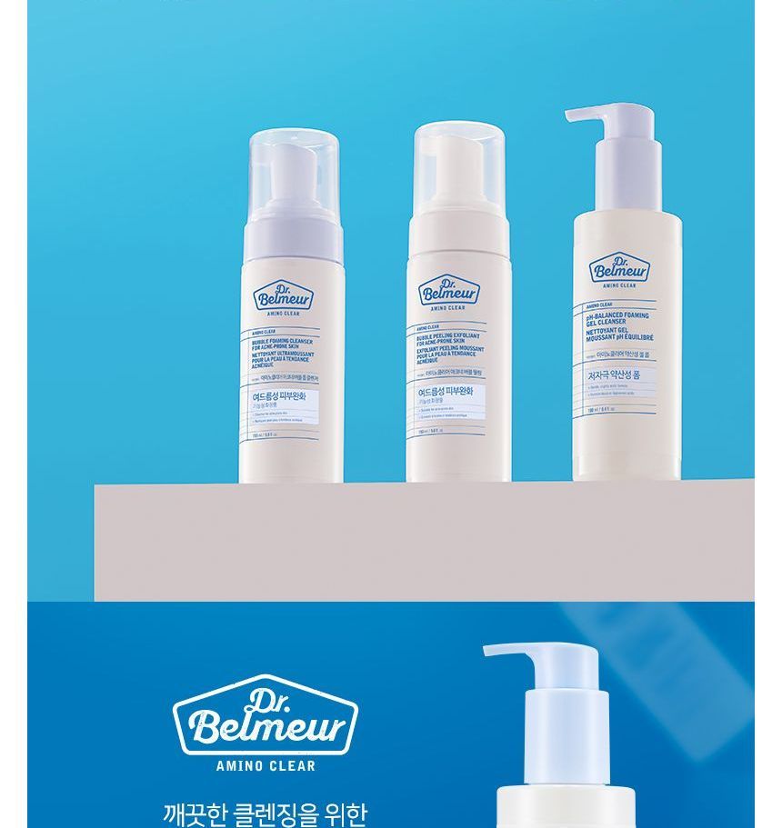 THE FACE SHOP - Dr. Belmeur Amino Clear pH-Balanced Foaming Gel Cleanser, 190ml, 261 g, 8801051457087