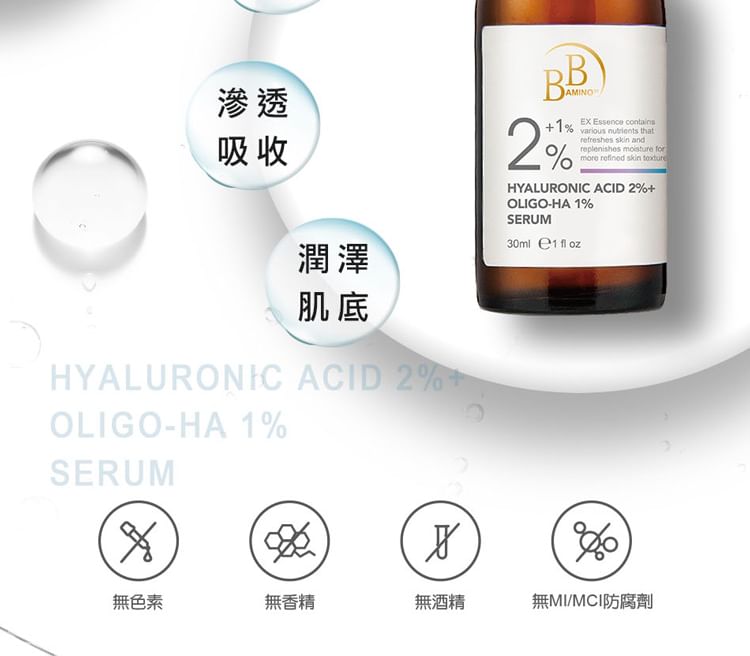My Scheming - BB Amino Hyaluronic Acid 2% + Oligo-HA 1% Serum, 30ml, 200 g, 4713410995533