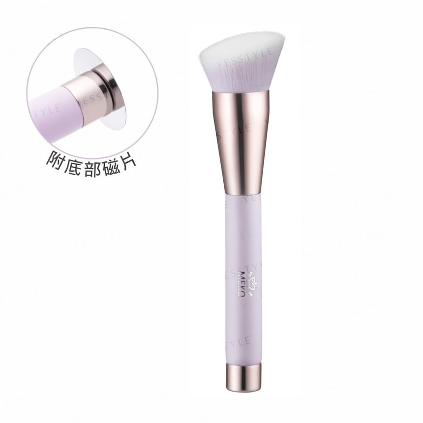MEKO - Magnetic Professional Angled Foundation Brush Cherry Blossom Purple, 1 pc, 120 g, 4712862905251