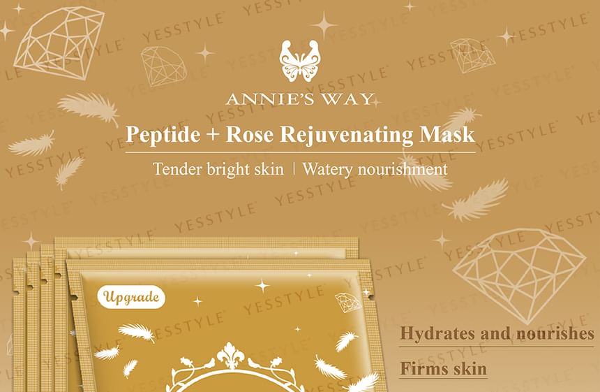 Annie’s Way - Peptide Rose Rejuvenating Mask, 10 pcs, 150 g, 4712757599862