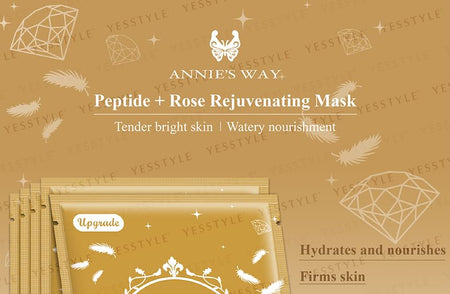 Annie’s Way - Peptide Rose Rejuvenating Mask, 10 pcs, 150 g, 4712757599862