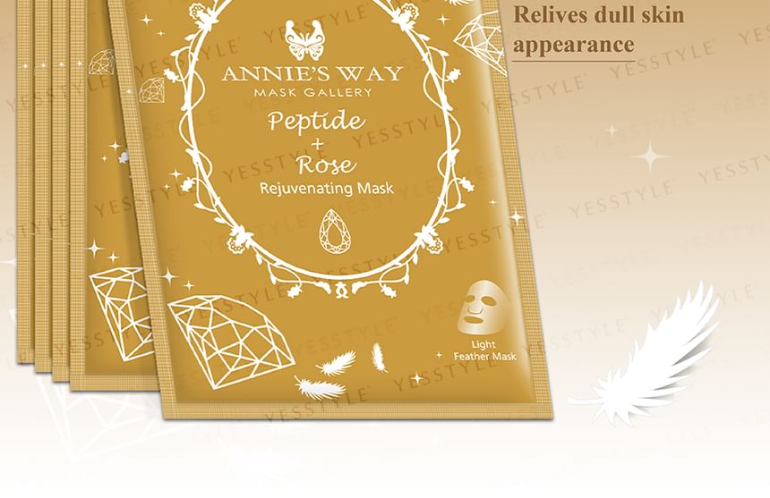 Annie’s Way - Peptide Rose Rejuvenating Mask, 10 pcs, 150 g, 4712757599862