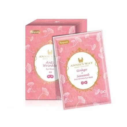 Annie’s Way - Ginkgo Seaweed Anti-Wrinkle Eye Mask, 10 pcs, 150 g, 4712757599879