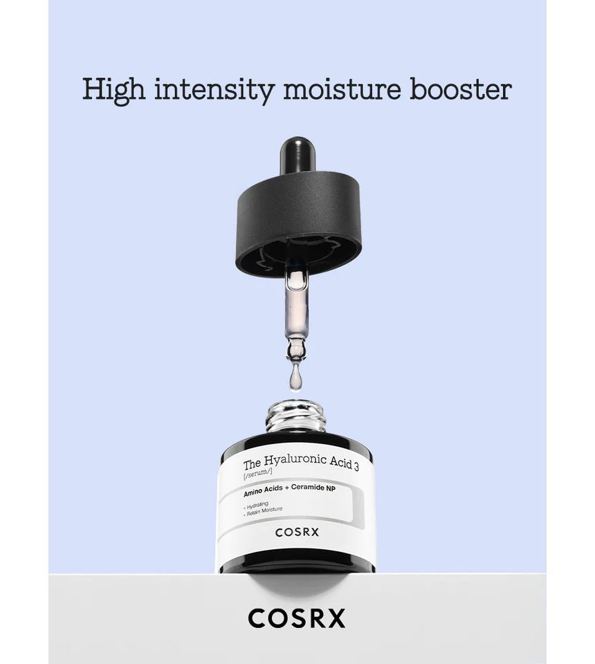 COSRX - The Hyaluronic Acid 3 Serum, 20ml, 134 g, 8809598454668