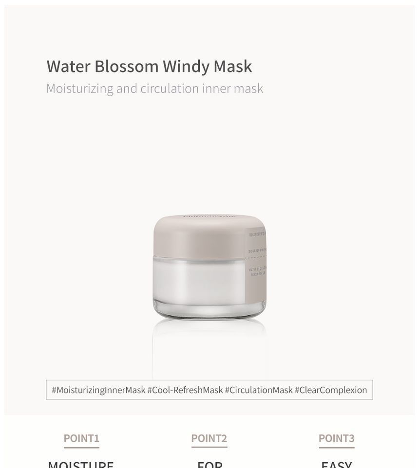 Phymongshe - Water Blossom Windy Mask, 50ml, 215 g, 8809254072564