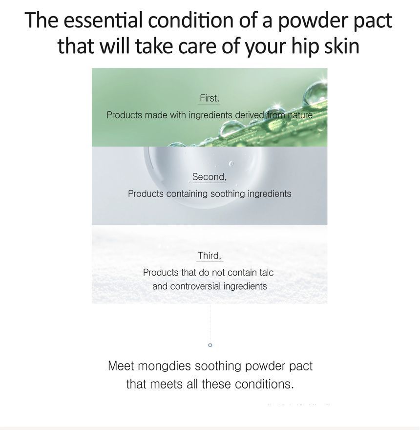mongdies - Soothing Powder Pact, 25g, 103 g, 8809756580130