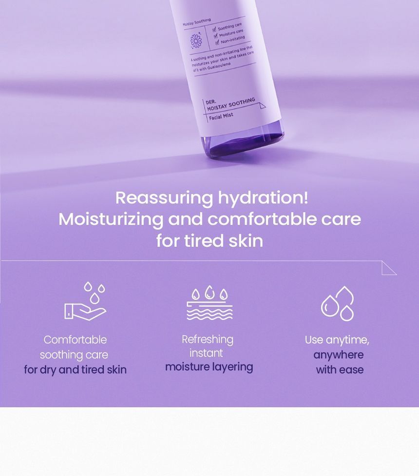 RNW - DER. MOISTAY SOOTHING Facial Mist, 100ml, 151 g, 8809635331662