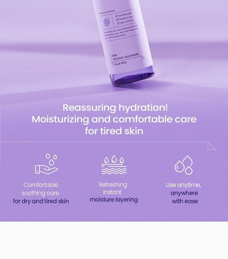 RNW - DER. MOISTAY SOOTHING Facial Mist, 100ml, 151 g, 8809635331662