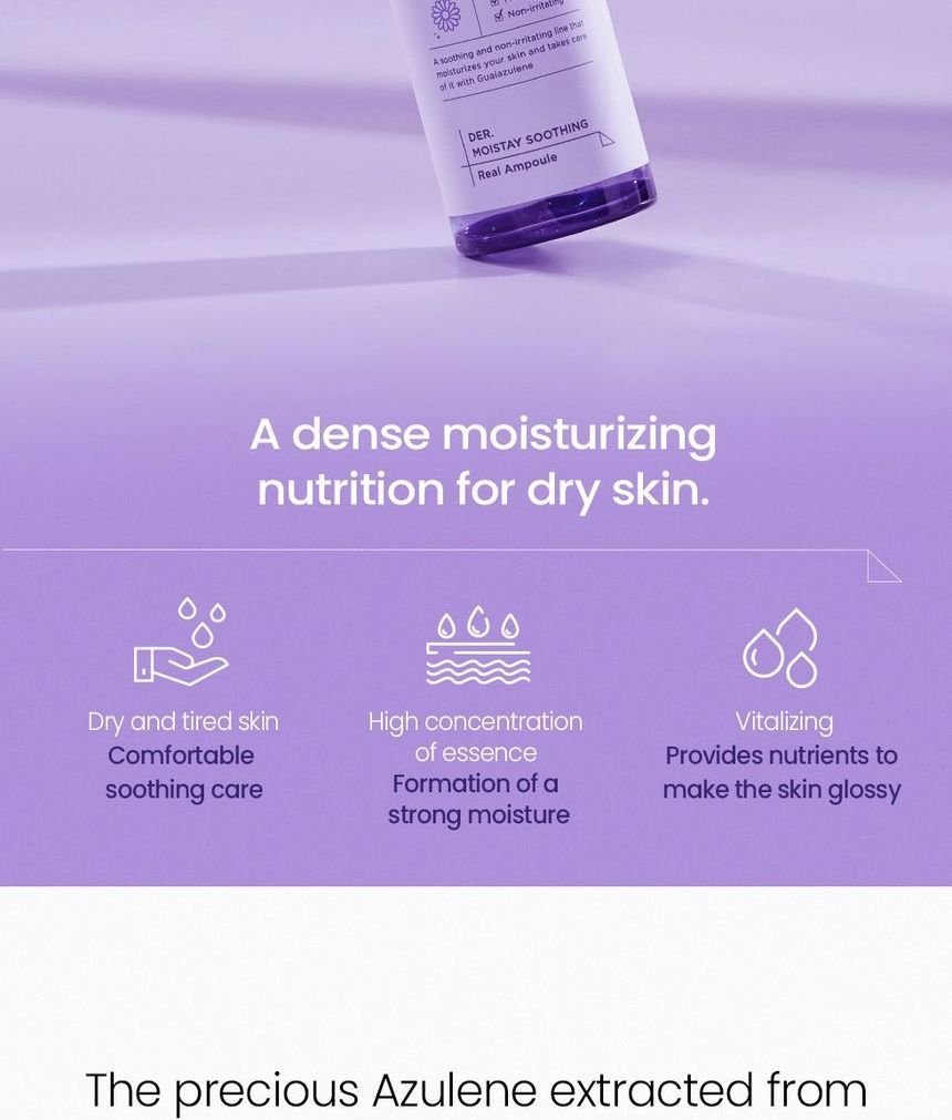 RNW - DER. MOISTAY SOOTHING Real Ampoule, 50ml, 118 g, 8809635331648