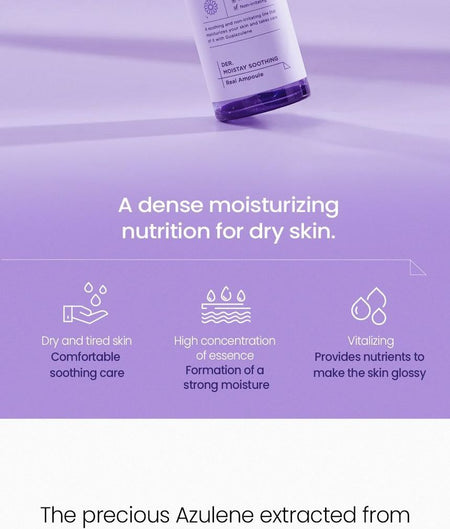 RNW - DER. MOISTAY SOOTHING Real Ampoule, 50ml, 118 g, 8809635331648