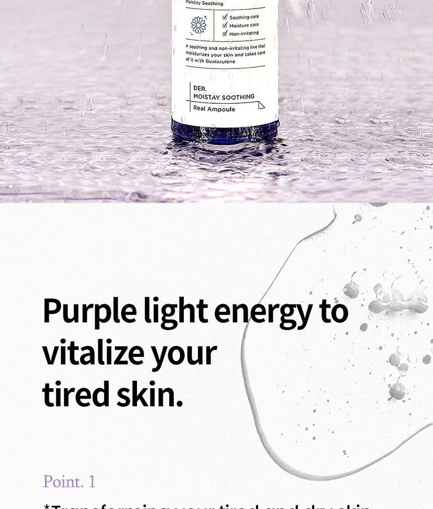 RNW - DER. MOISTAY SOOTHING Real Ampoule, 50ml, 118 g, 8809635331648