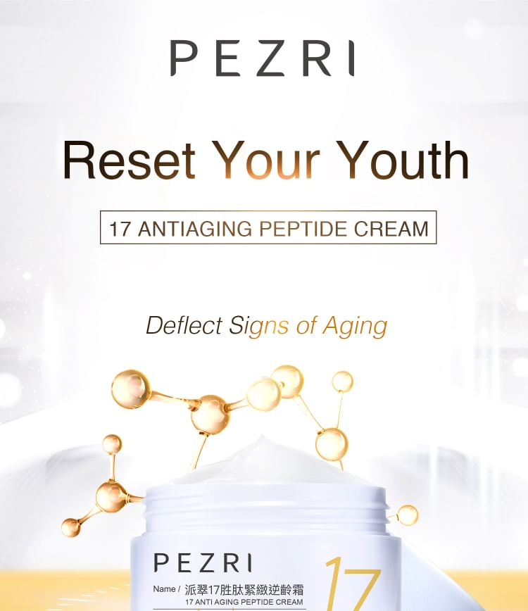 PEZRI - 17 Anti Aging Peptide Cream, 50g, 250 g, 4713648995916