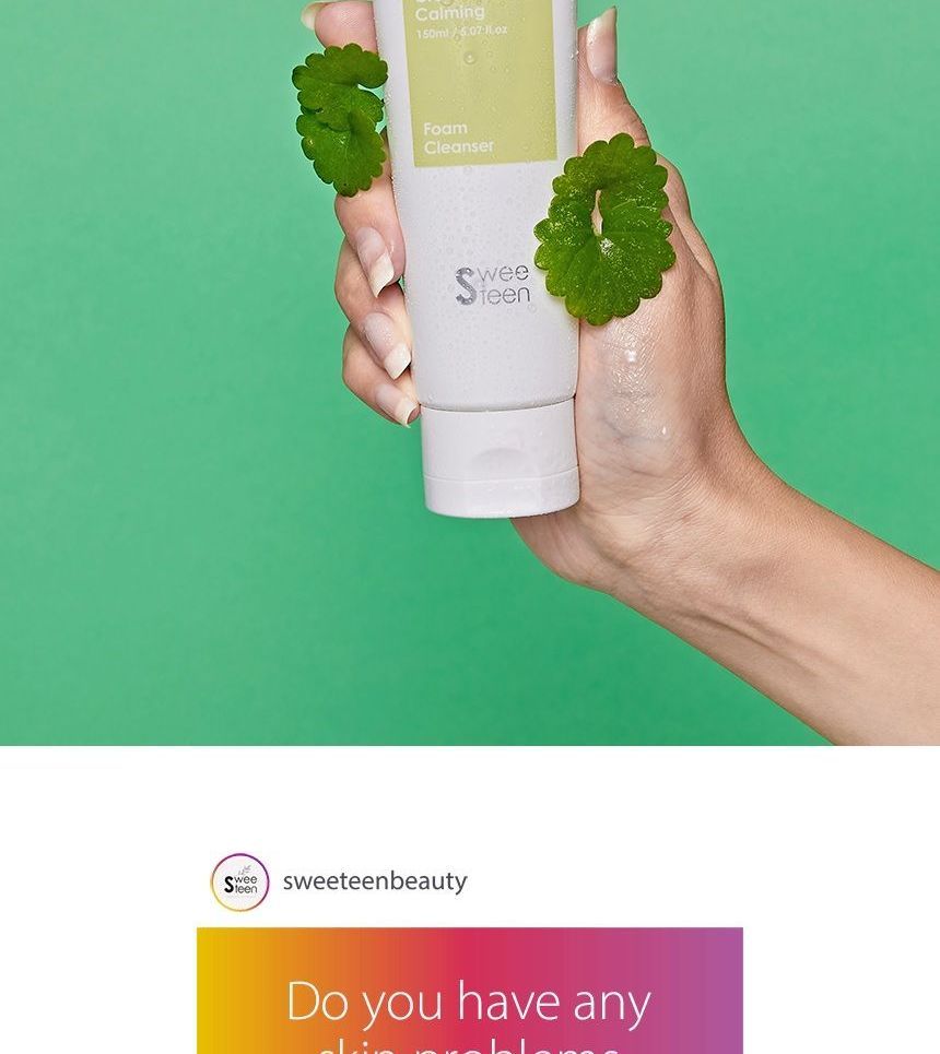 Sweeteen - Tartcherry Cica Calming Foam Cleanser, 150ml, 139 g, 8809706230115