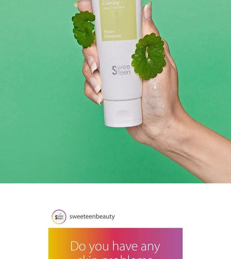Sweeteen - Tartcherry Cica Calming Foam Cleanser, 150ml, 139 g, 8809706230115