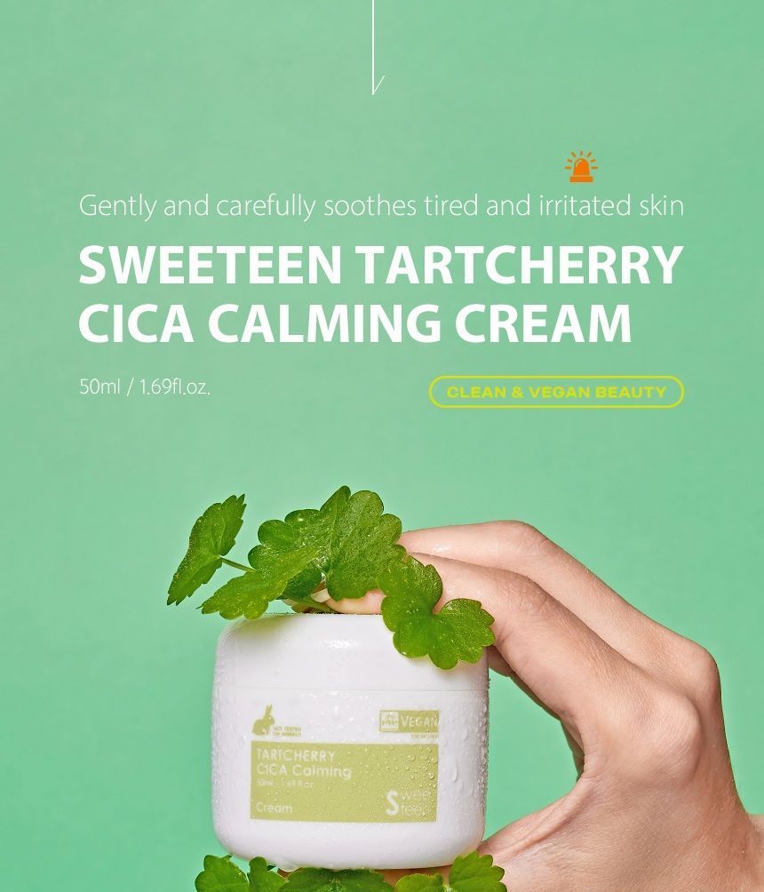 Sweeteen - Tartcherry Cica Calming Cream, 50ml, 100 g, 8809706230092