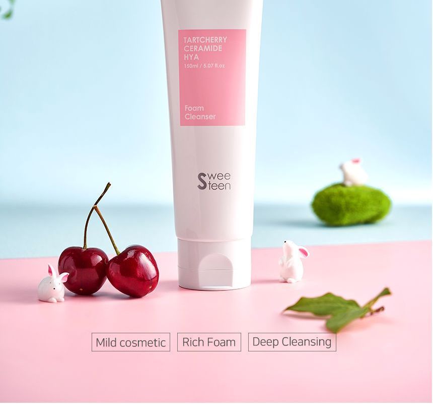 Sweeteen - Tartcherry Ceramide Hya Foam Cleanser, 150ml, 180 g, 8809706230030