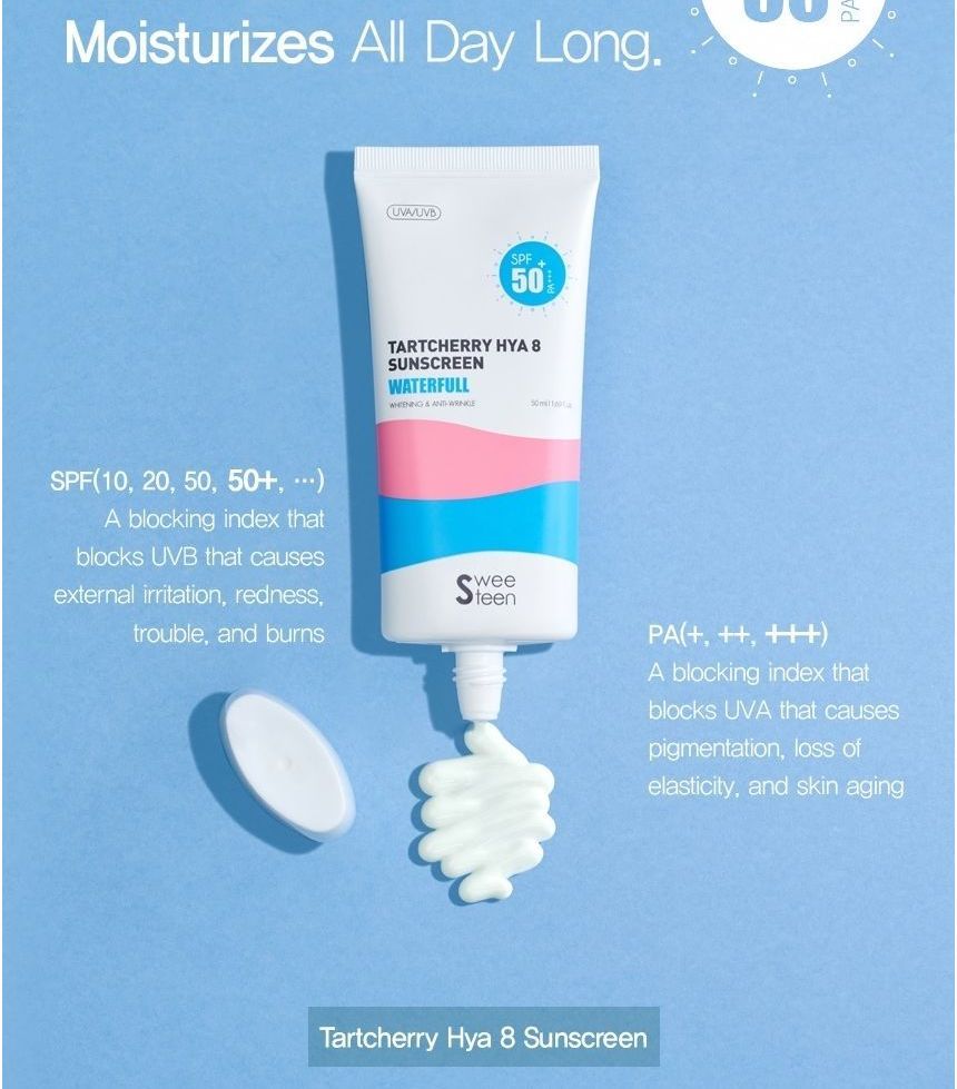 Sweeteen - Tartcherry Hya 8 Sunscreen, 50ml, 130 g, 8809706230184