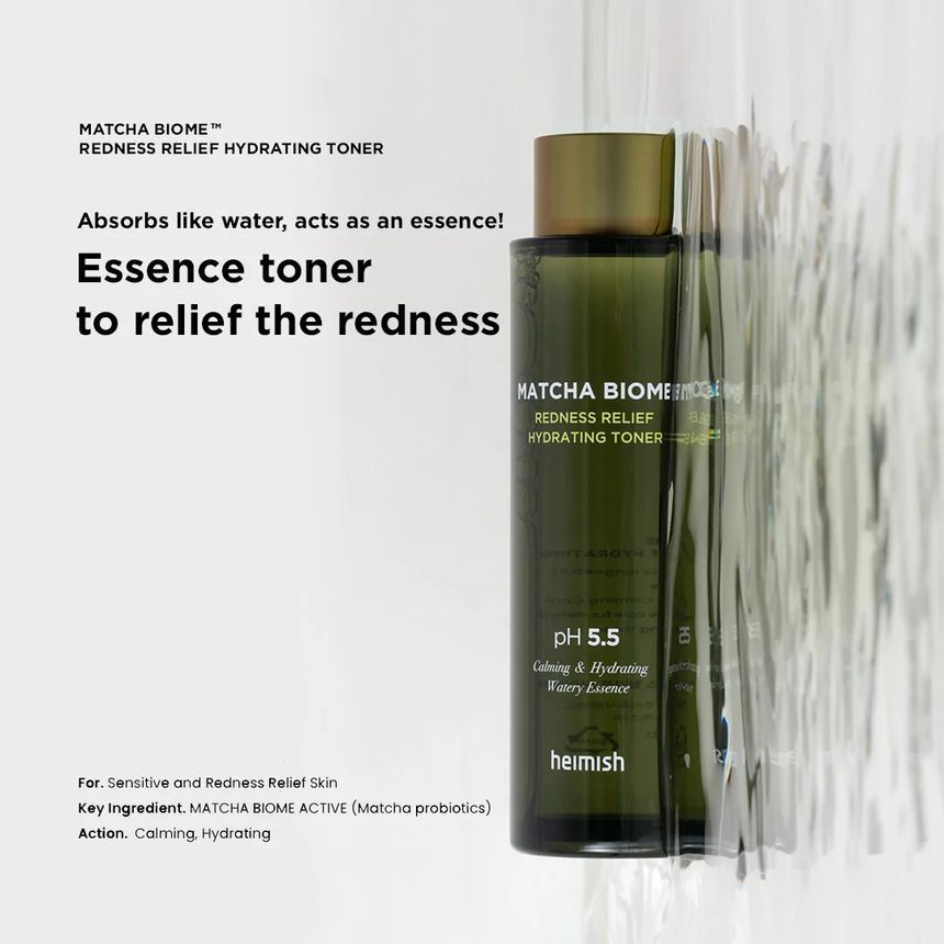 heimish - Matcha Biome Redness Relief Hydrating Toner, 150ml, 262 g, 8809481761804