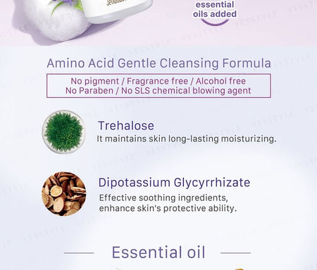 JOURDENESS - Jenduoste Lavender Soothing Cleansing Mousse, 150ml, 250 g, 4712589346856
