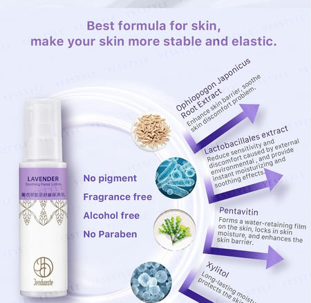 JOURDENESS - Jenduoste Lavender Soothing Facial Lotion, 100ml, 220 g, 4712589346870