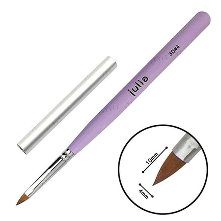 Cosplus - Julia Macaron Nail Art Brush 3D#4, 1 pc, 30 g, 4713233398306