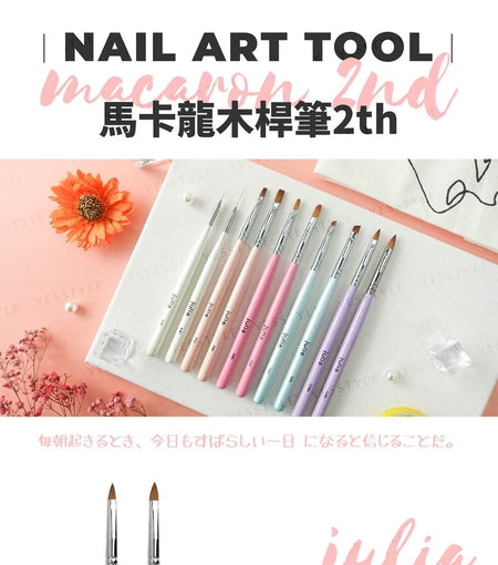 Cosplus - Julia Macaron Nail Art Brush 3D#8, 1 pc, 30 g, 4713233398313