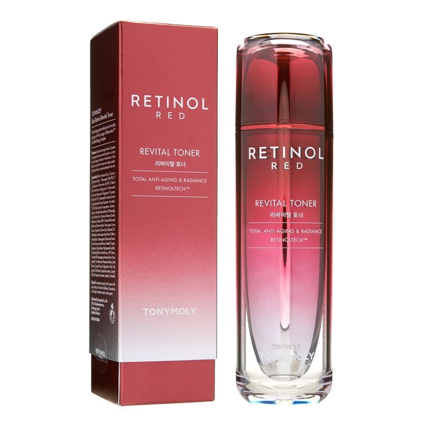 TONYMOLY - Retinol Red Revital Toner, 120ml, 315 g, 8806194066073