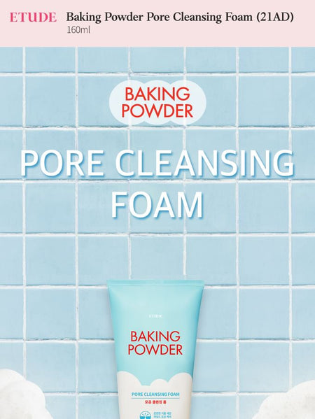 ETUDE - Baking Powder Pore Cleansing Foam, 160ml, 188 g, 8809668028089