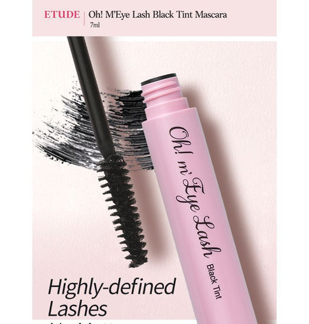 ETUDE - Oh! M’ Eye Lash Black Tint, 7ml, 19 g, 8806179478730