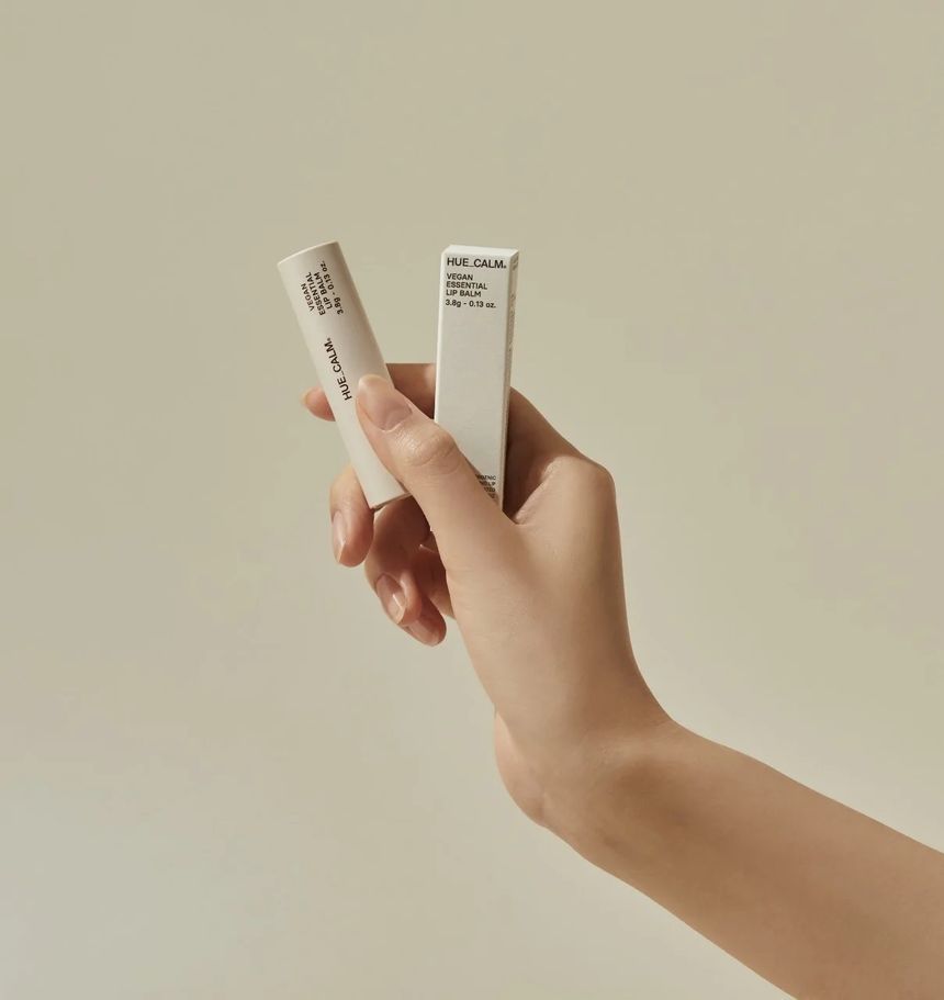 HUE_CALM - Vegan Essential Lip Balm, 3.8g, 19 g, 8809785760527