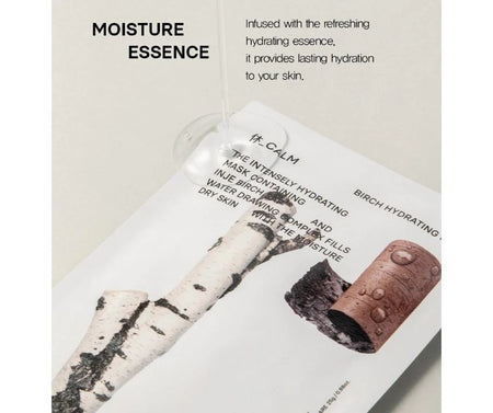HUE_CALM - Birch Hydrating Mask Set, 25g x 10 pcs, 362 g, 8809785761203