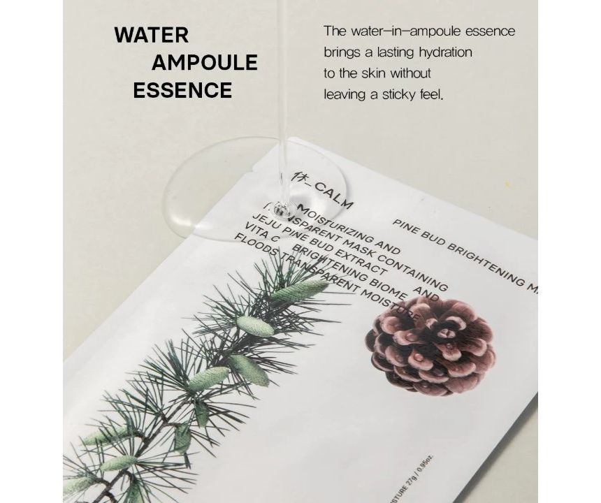 HUE_CALM - Pine Bud Brightening Mask Set, 27g x 10 pcs, 369 g, 8809785760169