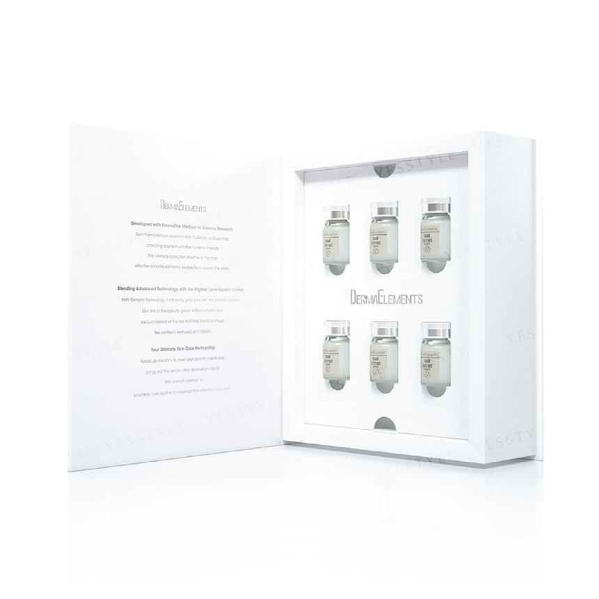 DermaElements - Snail Extract Essence, 5ml x 6 pcs, 170 g, 4897059271125