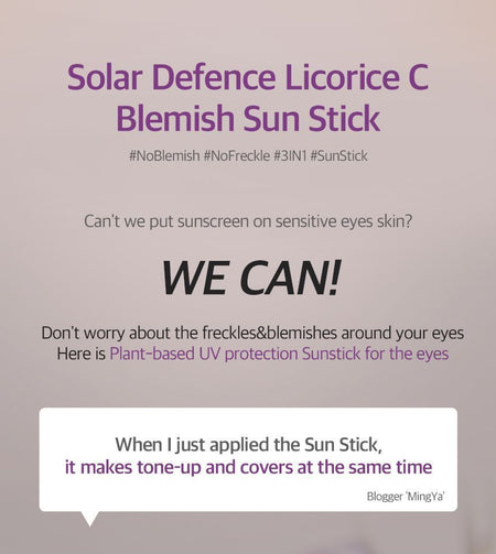 acwell - Solar Defense Licorice C Blemish Sun Stick, 4.5g, 30 g, 8809129646838