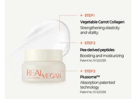 KLAVUU - Real Vegan Collagen Cream, 50ml, 203 g, 8809482366428