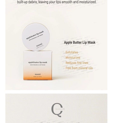 Nooni - Apple Butter Lip Mask, 12g, 45 g, 8806190714640