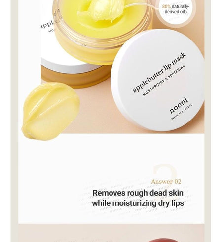 Nooni - Apple Butter Lip Mask, 12g, 45 g, 8806190714640