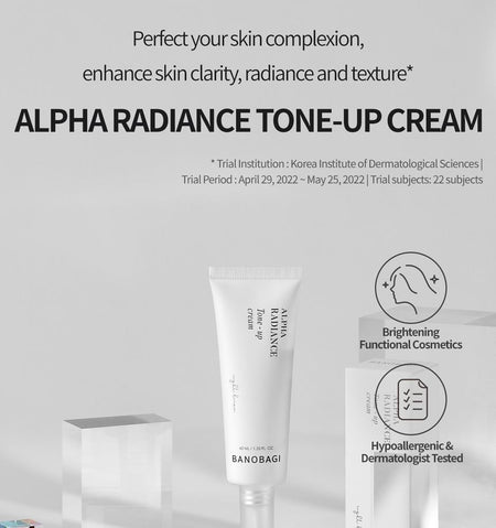 BANOBAGI - Alpha Radiance Tone-Up Cream, 40ml, 63 g, 8809486364352