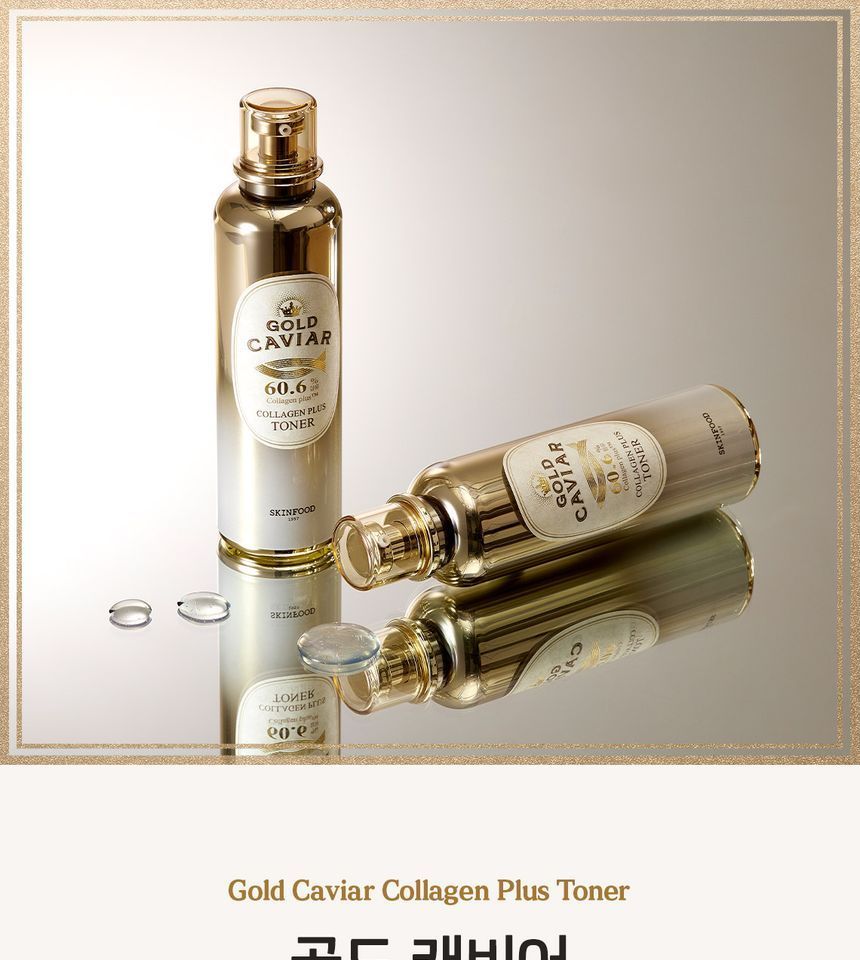 SKINFOOD - Gold Caviar Collagen Plus Toner, 120ml, 268 g, 8809032672801