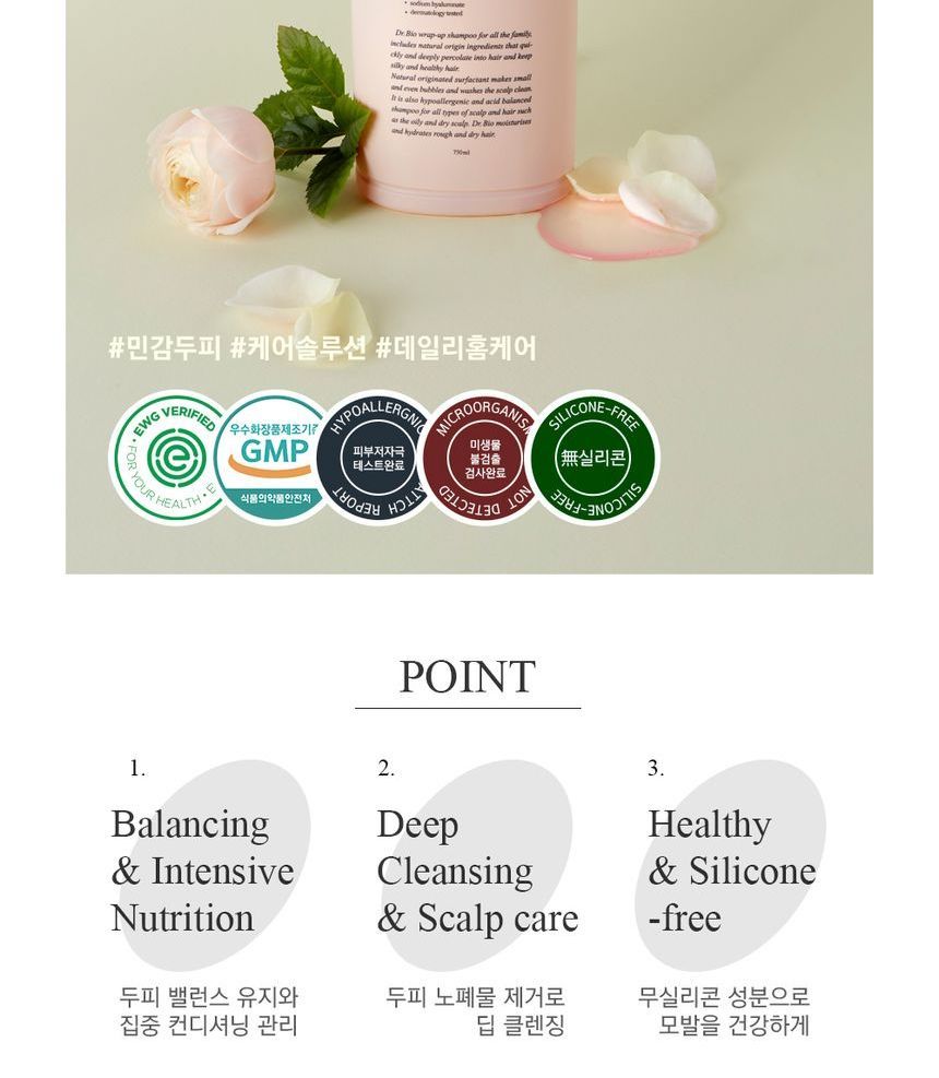 Dr. Bio - Wrap-Up Shampoo Jumbo, 750ml, 904 g, 8809070633390