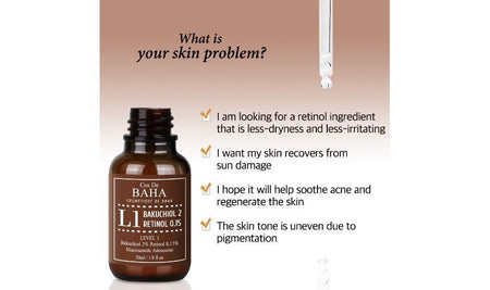 Cos De BAHA - L1 Bakuchiol & Retinol Serum, 30ml, 73 g, 8809240318171