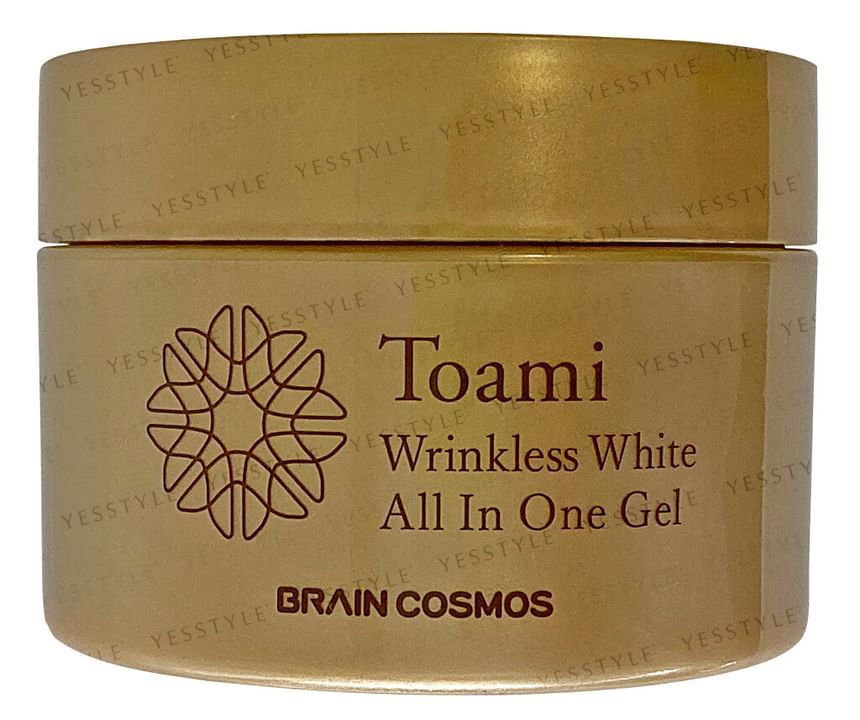 BRAIN COSMOS - Toami Wrinkless White All in One Gel, 100g, 180 g, 4571138555398