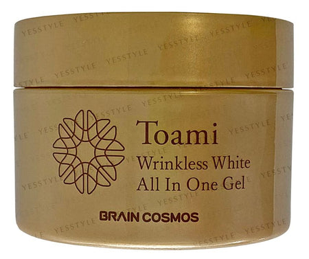 BRAIN COSMOS - Toami Wrinkless White All in One Gel, 100g, 180 g, 4571138555398
