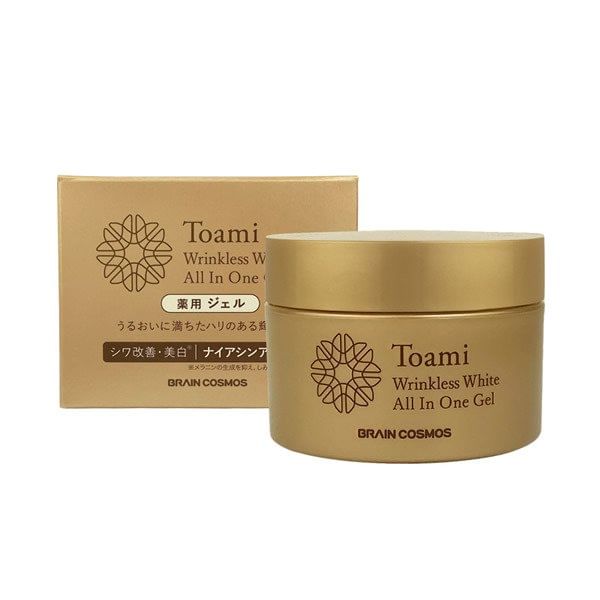 BRAIN COSMOS - Toami Wrinkless White All in One Gel, 100g, 180 g, 4571138555398