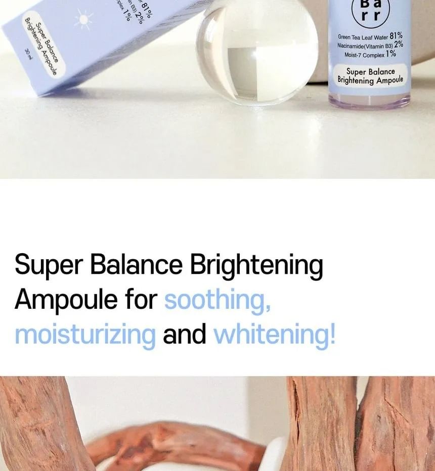 Barr - Super Balance Brightening Ampoule, Renewed: 50ml, 108 g, 8809738317211