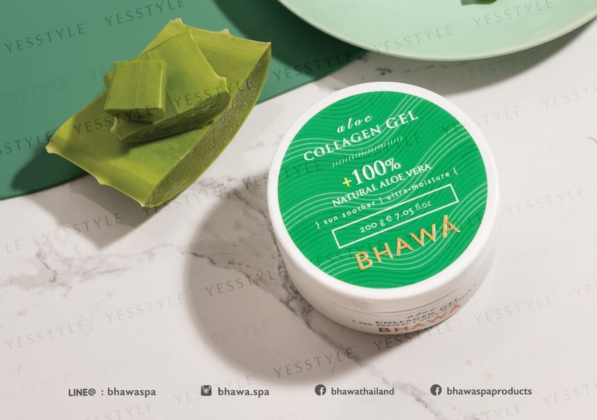 BHAWA - Aloe Collagen Gel, 150g, 200 g, 8859168411058