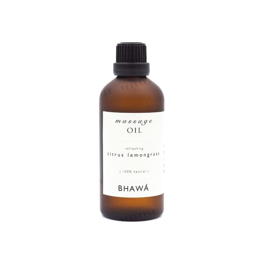BHAWA - Citrus Lemongrass Massage Oil, 100ml, 150 g, 8859168423044
