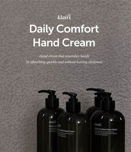 Dear, Klairs - Daily Comfort Hand Cream Jumbo, 370g, 470 g, 8809572890949