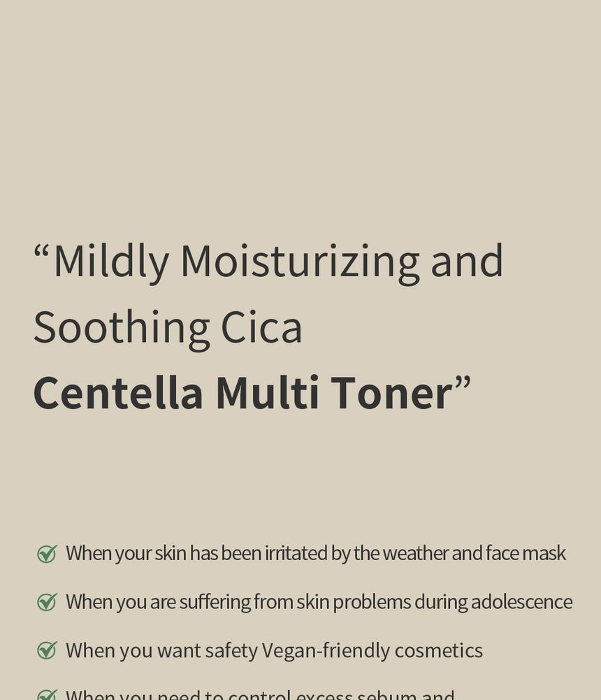 PUREFORET - Centella Multi Toner, 150ml, 203 g, 8809521721676