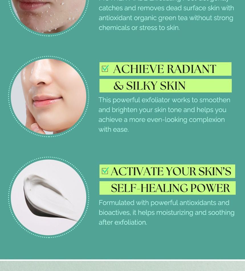 MOTHER MADE - Exfoliating Aqua Peel Gel With Green Tea, 100ml, 140 g, 8809380061739